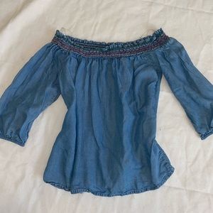 womens off the shoulder top NWOT
